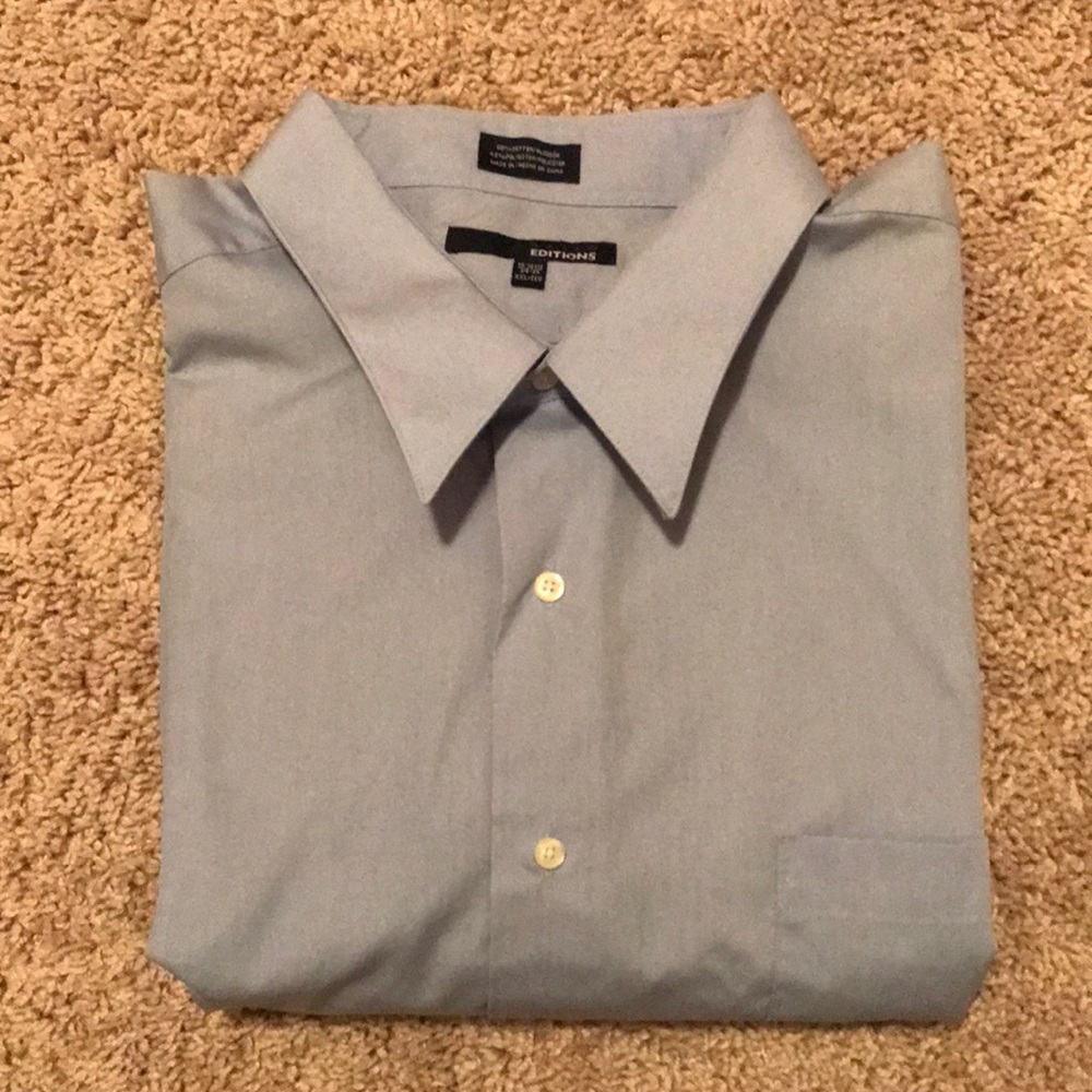 Basic Editions Dress Shirt (Neck 18 1/2 34/35)